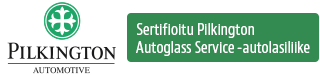 Sertifioitu Pilkington Autoglass Service -autolasiliike